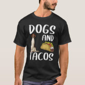Dogs & Tacos Irish Red en White Setter Mexican Fo T-shirt (Voorkant)