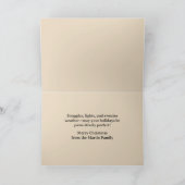  Dogs Teckel Vrolijk Kerstfeest Feestdagen Kaart (Binnen)