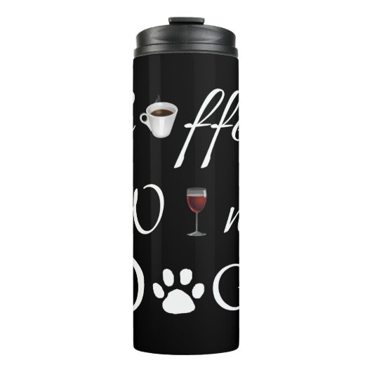 Dogs Thermal Tumbler Thermosbeker (Voorkant)