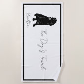 Dogs Towel Strandlaken (Voorkant)