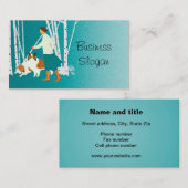 Dogs van de zorgafdeling Pet Visitekaartje (Voorkant / Achterkant)