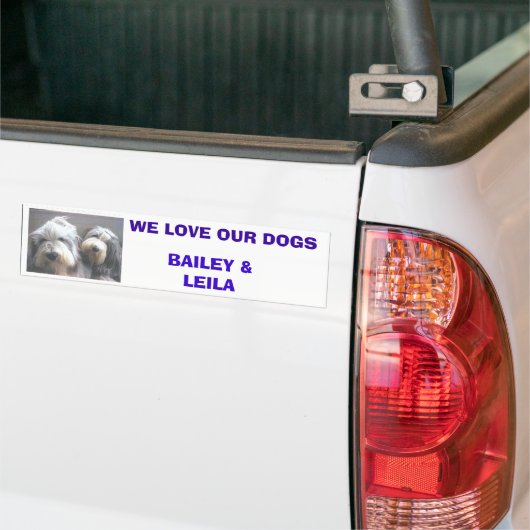 Dogs van Tracey Bumpersticker (Op Truck)