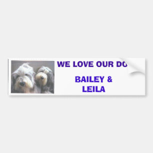Dogs van Tracey Bumpersticker