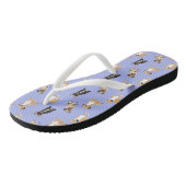 Dogs Vector naadloos patroon Teenslippers (Schuin)