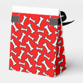 Dog's Verjaardagsfeestje Dog Bone Party Favors Bedankdoosjes (Achterkant)