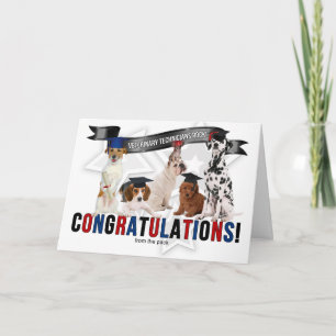 DOGS Vet Tech RVT Afstuderen Gefeliciteerd Kaart