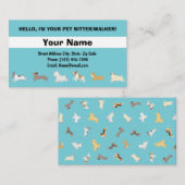 Dogs-Visitekaartje uitvoeren Visitekaartje (Voorkant / Achterkant)