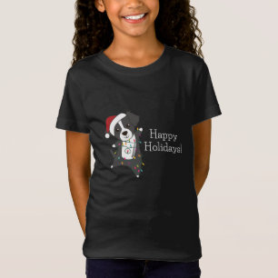 Dogs voor de winter van Collie Kerstmis T-shirt
