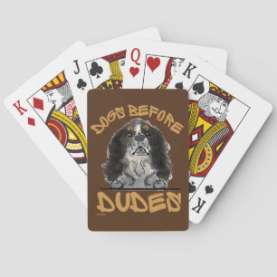 DOGS VOOR DUDES Cavalier King Charles Spaniel Pokerkaarten
