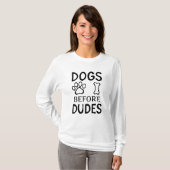DOGS VÓÓR DUDES T-SHIRT (Voorkant volledig)