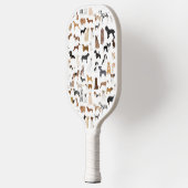 Dogs White Pickleball Paddle (Links)