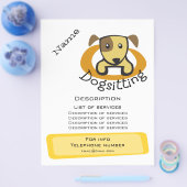 Dogsitbevordering Flyer (Enkel)