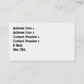 Dogsitting Visitekaartje (Achterkant)