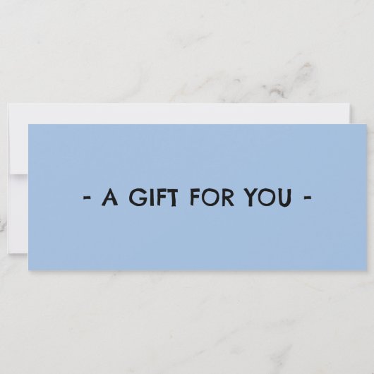 Dogsledding Gift Certificate Kaart (Achterkant)