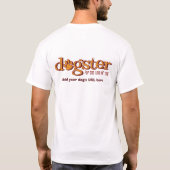 Dogster Shirt Foto URL terug (Achterkant)