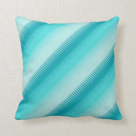 Dogtanden blauwgroen aquarelblauwe kieuwpijp kussen