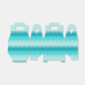 Dogtanden blauwgroen blauw groen dank je cadeaudoo bedankdoosjes (Uitgevouwen)