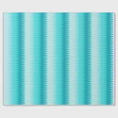 Dogtooth strees aqua blauwgroen buisje voor dageli cadeaupapier (Vlak)