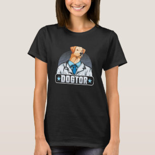 Dogtor Golden Labrador Retriever Vet Tech Veterina T-shirt