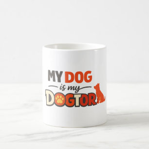 Dogtor Pun Design Cadeau voor Hondenliefhebbers Koffiemok