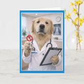 Dogtor's Orders  Get Well Card  NCC-1 Kaart (Gele Bloem)