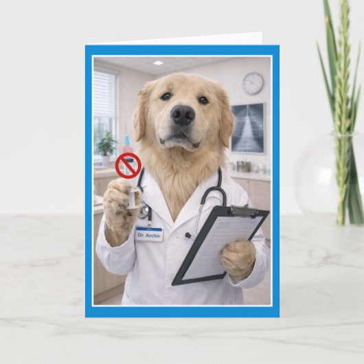 Dogtor's Orders  Get Well Card  NCC-1 Kaart (Voorkant)