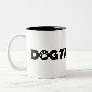 Dogtrovert - de introverte hondeneigenaar tweekleurige koffiemok