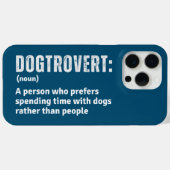 Dogtrovert Definitie Grappige Introverte Hond Oude Case-Mate iPhone Case (Achterkant (horizontaal))
