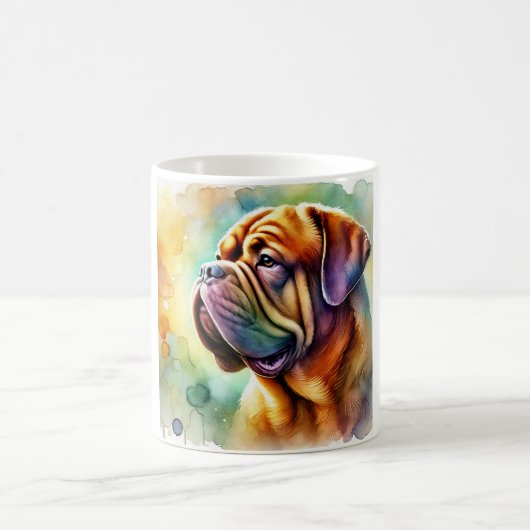 Dogue de Bordeaux 150624AREF101 - Watercolor Koffiemok (Center)