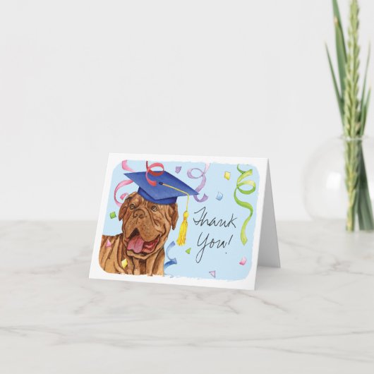 Dogue de Bordeaux Afstuderen Kaart (Voorkant)