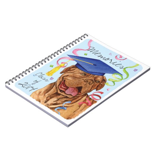 Dogue de Bordeaux Afstuderen Notitieboek (Linkerzijde)