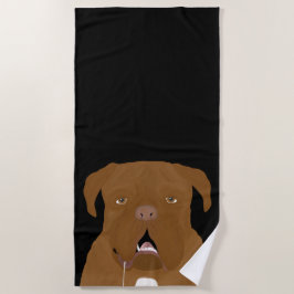 Dogue de Bordeaux badhanddoek