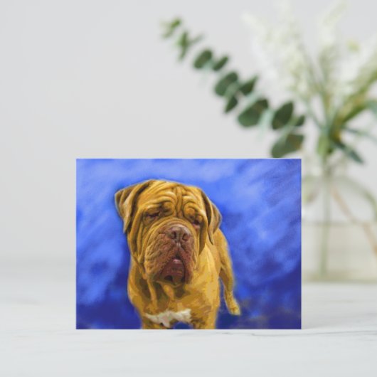 Dogue de Bordeaux Briefkaarten (Staand voorkant)