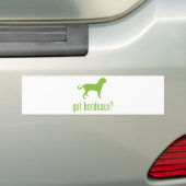 Dogue de Bordeaux Bumpersticker (Op auto)