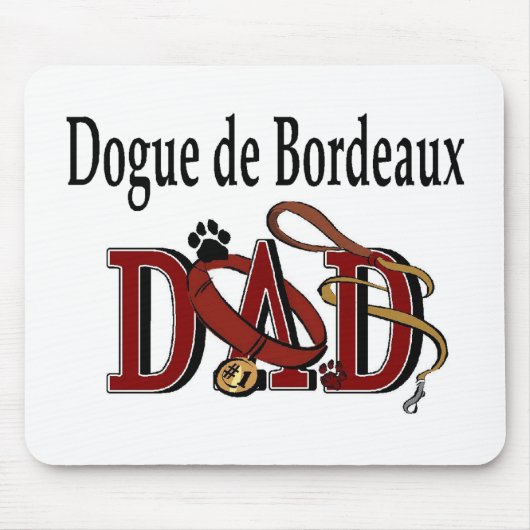 Dogue de Bordeaux Cadeaus voor papa Muismat (Voorkant)