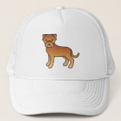 Dogue de Bordeaux Cute Cartoon Dog Trucker Pet (Voorkant)
