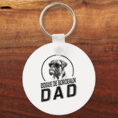 Dogue De Bordeaux Dad Dog Owner For Men Funny Dog  Sleutelhanger (Voorkant)