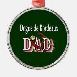 Dogue de Bordeaux Dad Metalen Ornament