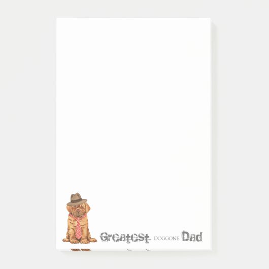 Dogue de Bordeaux Dad Post-it® Notes (Voorkant)