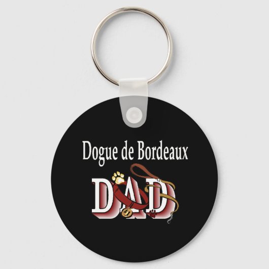 Dogue de Bordeaux dad Sleutelhanger (Voorkant)