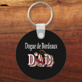 Dogue de Bordeaux dad Sleutelhanger (Voorkant)