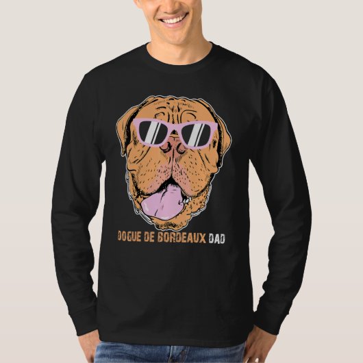 Dogue de Bordeaux Dad T-shirt for Dog-eigenaars va (Voorkant)