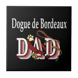 Dogue de Bordeaux Dad Tegeltje