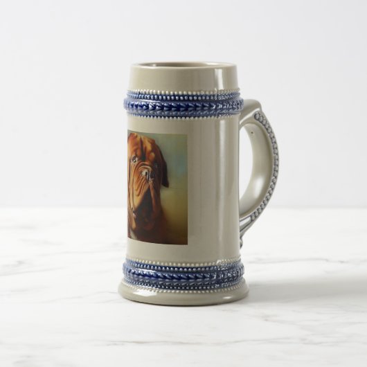 Dogue de Bordeaux Dog Bierpul (Voorkant rechts)