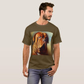 Dogue de Bordeaux Dog T-shirt (Voorkant volledig)