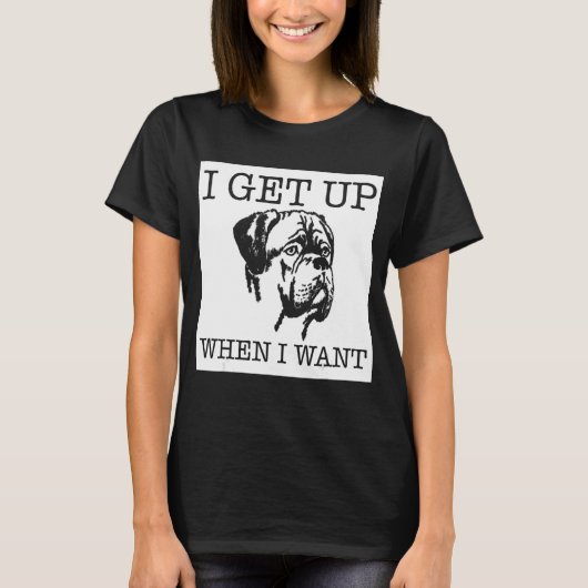 Dogue de Bordeaux dog T-shirt (Voorkant)