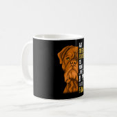 Dogue de Bordeaux Family Dog Gift Koffiemok (Voorkant links)