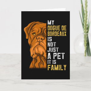 Dogue de Bordeaux Family Dog Kaart