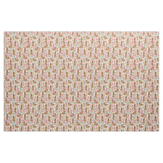 Dogue de bordeaux flankerende flankerende stoffen (Fat Quarter)