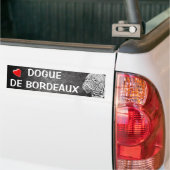 Dogue De Bordeaux - French Mastiff Bumpersticker (Op Truck)